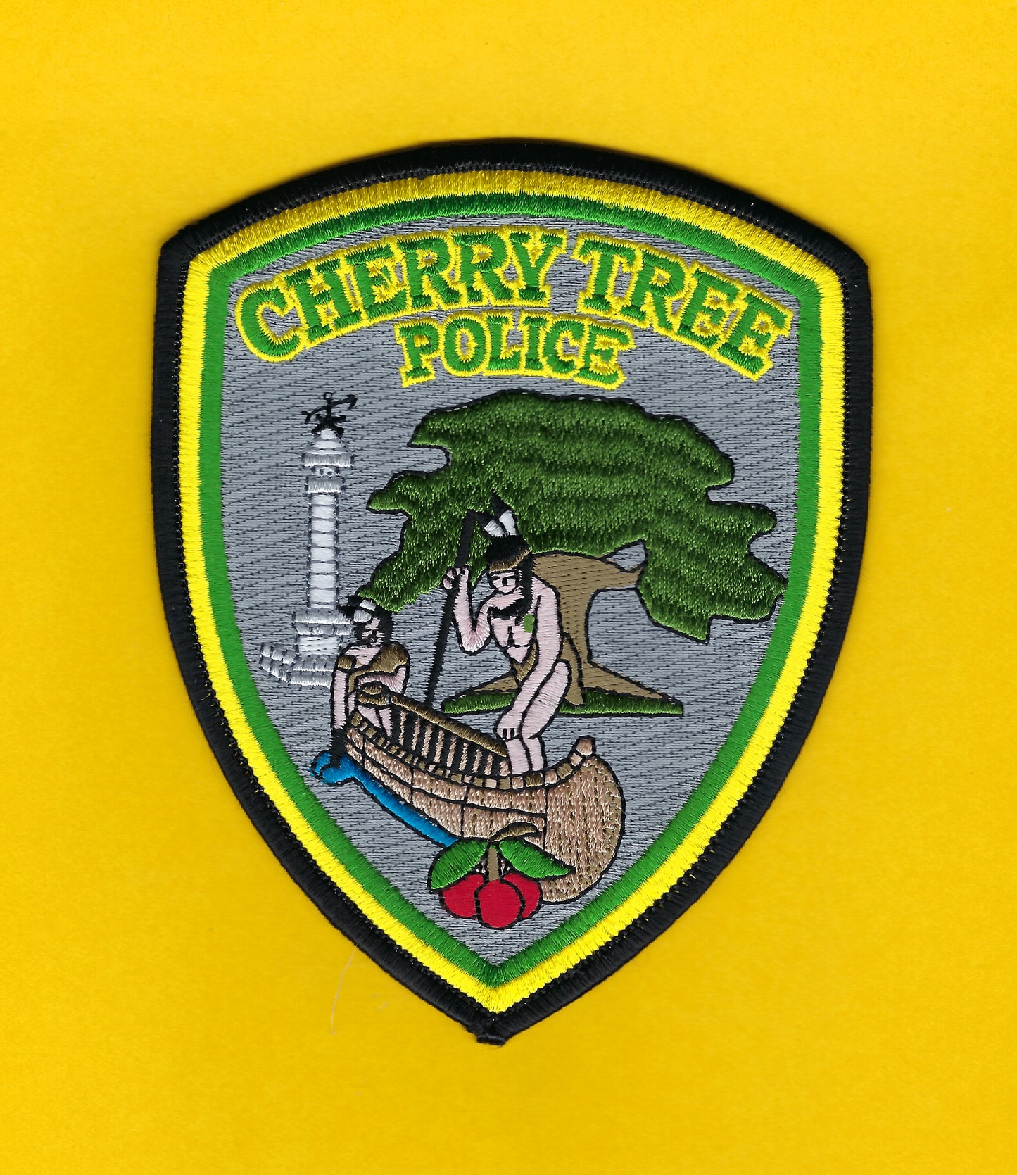 CHERRY TREE, PENNSYLVANIA POLICE DEPARTMENT 5-INCH EMBROIDERED PATCH BY PUBLIC SAFETY COLLECTIBLES.