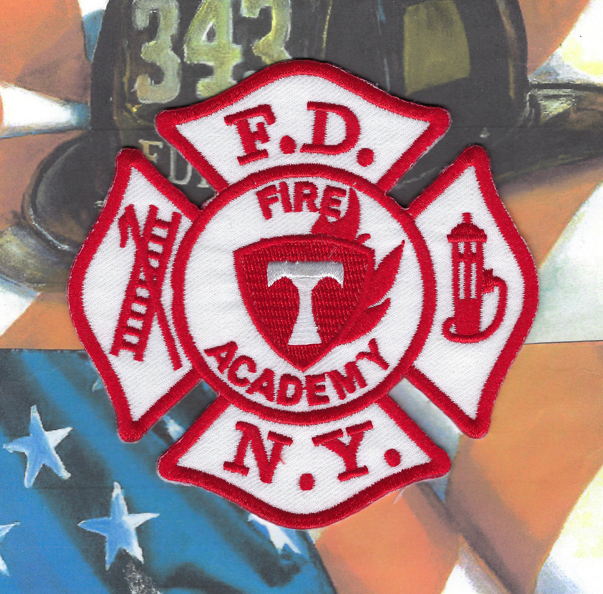 NEW YORK CITY FIRE DEPT (FDNY) 'FIRE ACADEMY' EMBROIDERED PATCH BY PUBLIC SAFETY COLLECTIBLES.