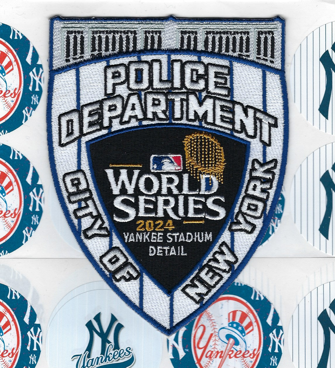 NEW YORK CITY POLICE DEPARTMENT (NYPD) NEW YORK YANKEES WORLD SERIES 2024 PATCH - LIMITED EDITION