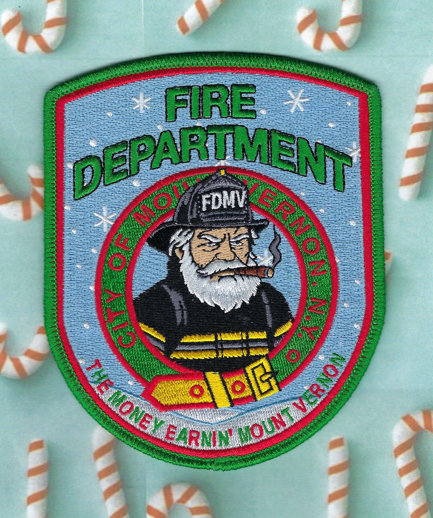 MOUNT VERNON (WESTCHESTER COUNTY) NEW YORK FIRE DEPARTMENT PATCH BY UNDERDOG PATCH DESIGNS