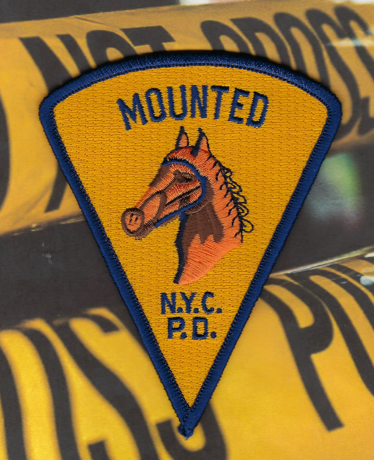 NEW YORK CITY POLICE DEPT (NYPD) MOUNTED UNIT EMBROIDERED PATCH BY PUBLIC SAFETY COLLECTIBLES.