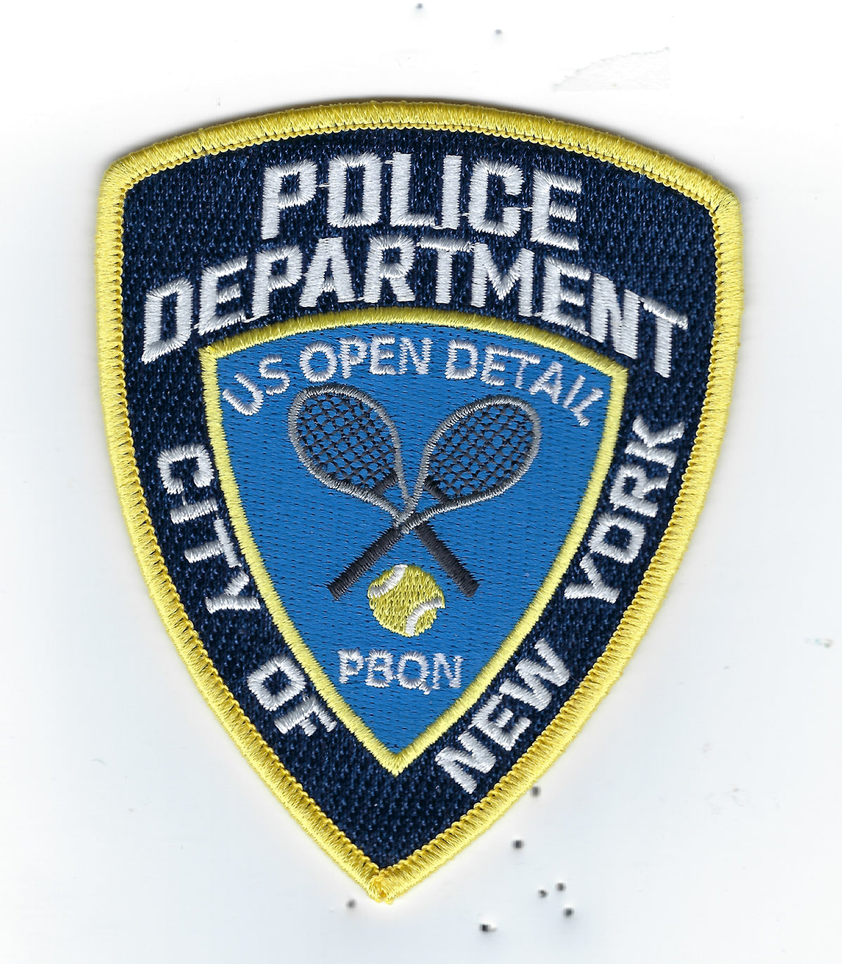 NEW YORK CITY POLICE DEPT (NYPD) 'UNITED STATES OPEN DETAIL' EMBROIDERED TRIBUTE PATCH.