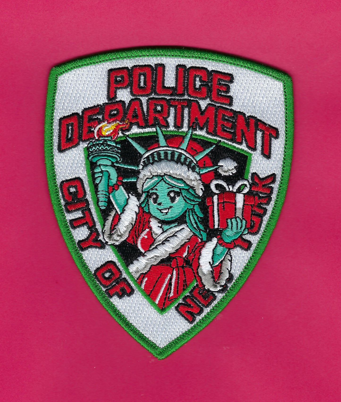 NEW YORK CITY POLICE DEPARTMENT (NYPD) CHRISTMAS PATCH