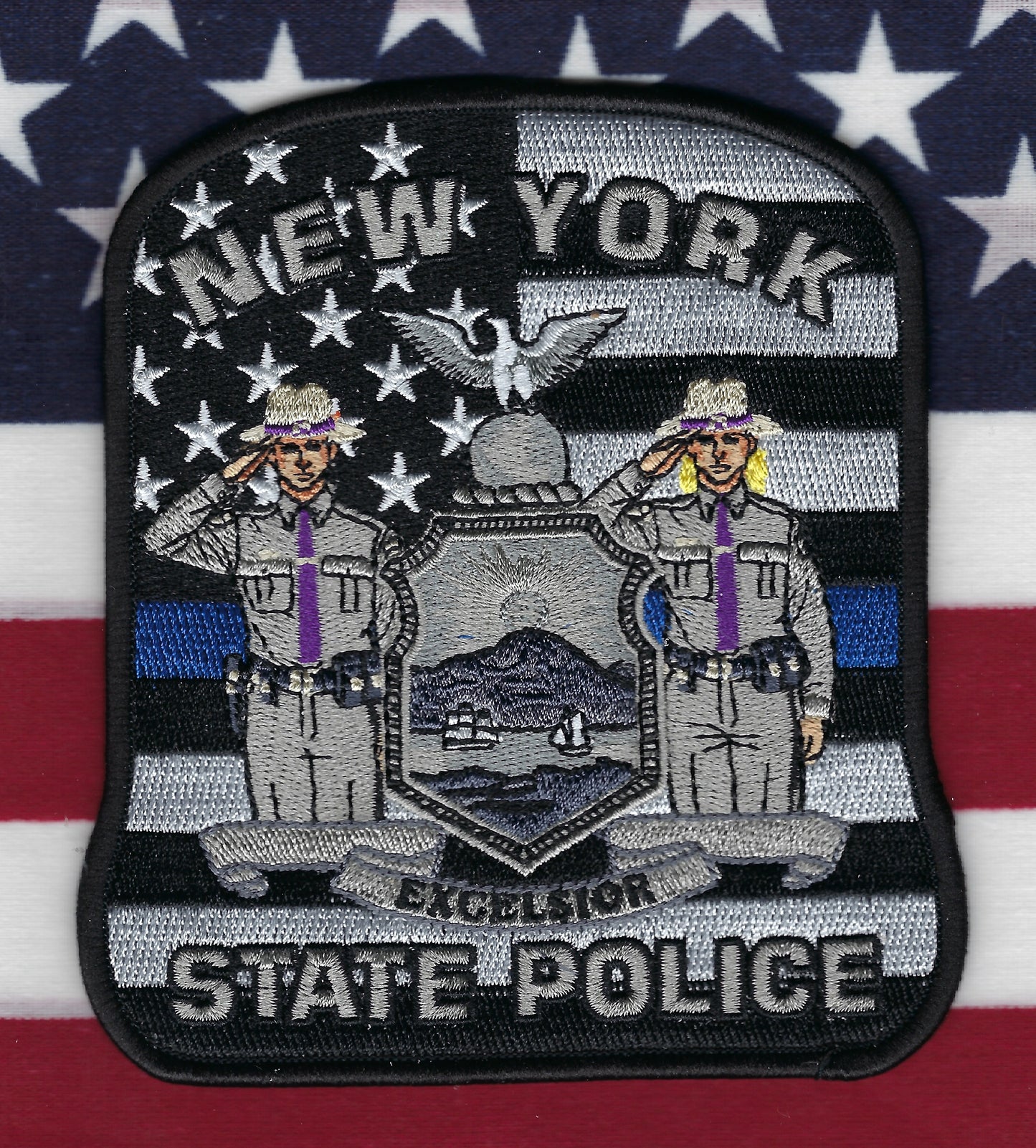 NEW YORK STATE POLICE (NYSP) DEPARTMENT 2026 POLICE WEEK PATCH BY GHOST PATCH ENTERPRISES.