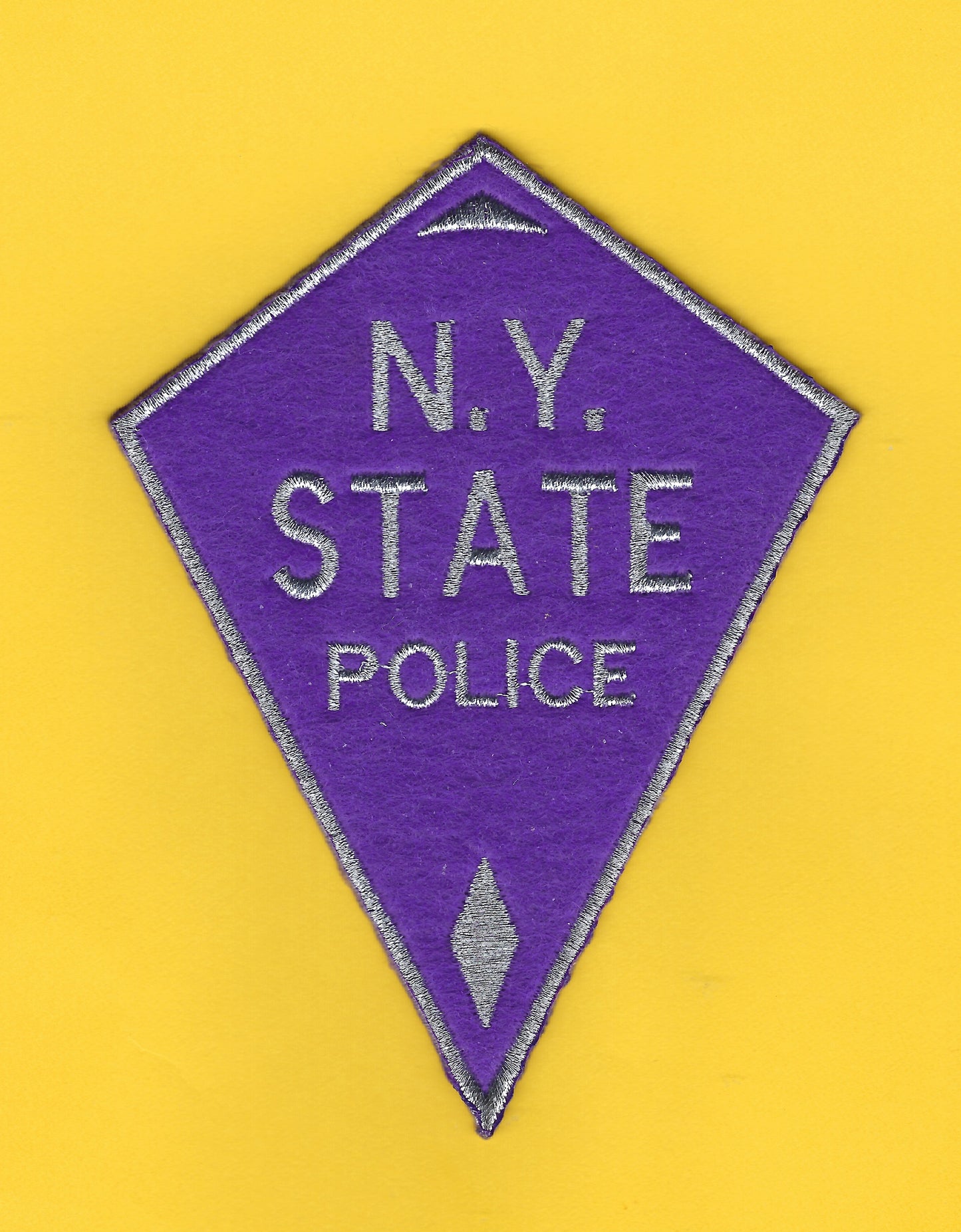 NEW YORK STATE POLICE (NYSP) DEPARTMENT REPRODUCTION FELT PATCH BY PUBLIC SAFETY COLLECTIBLES.