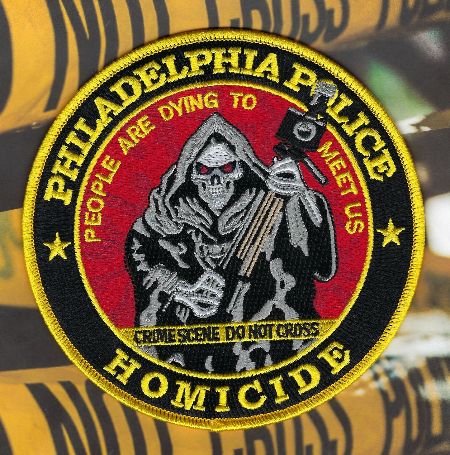 PHILADELPHIA, PENNSYLVANIA POLICE DEPARTMENT (PPD) 'HOMICIDE UNIT' EMBROIDERED PATCH BY PUBLIC SAFETY COLLECTIBLES.