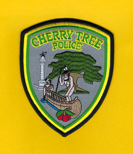 CHERRY TREE, PENNSYLVANIA POLICE DEPARTMENT 5-INCH EMBROIDERED PATCH BY PUBLIC SAFETY COLLECTIBLES.
