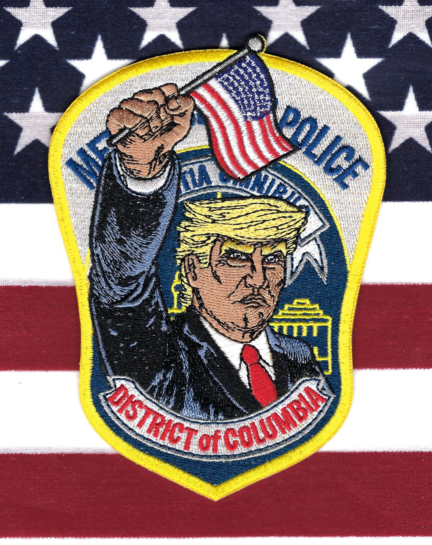 METROPOLITAN POLICE DEPARTMENT (DCPD) 'AUGUST 2025 FEDERAL TAKEOVER' EMBROIDERED PATCH A BY GHOST PATCH PRODUCTIONS