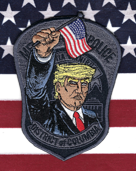 METROPOLITAN POLICE DEPARTMENT (DCPD) 'AUGUST 2025 FEDERAL TAKEOVER' EMBROIDERED PATCH B BY GHOST PATCH PRODUCTIONS