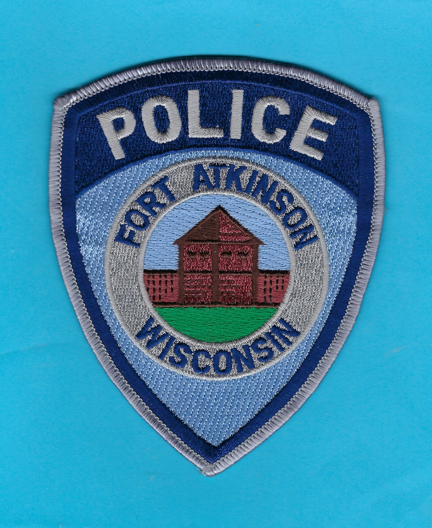 FORT ATKINSON, WISCONSIN POLICE DEPARTMENT EMBROIDERED PATCH BY PUBLIC SAFETY COLLECTIBLES.