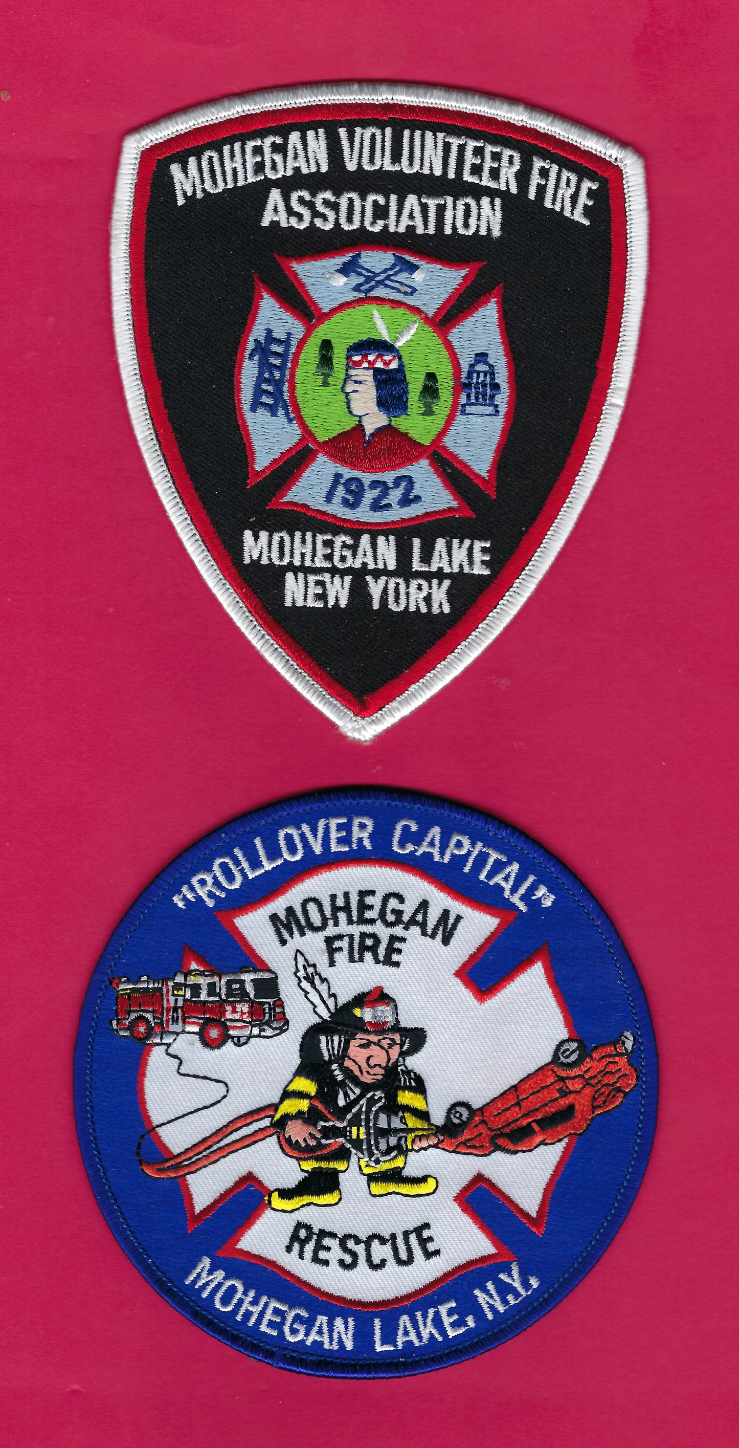 LAKE MOHEGAN, NEW YORK ( WESTCHESTER COUNTY ) FIRE DEPARTMENT EMBROIDERED PATCH BY PUBLIC SAFETY COLLECTIBLES.