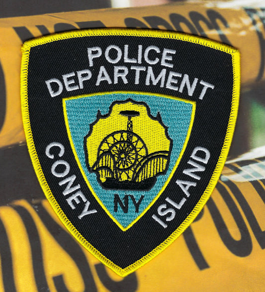 NEW YORK CITY POLICE DEPARTMENT (NYPD) 'CONEY ISLAND' EMBROIDERED PATCH BY PUBLIC SAFETY COLLECTIBLES.