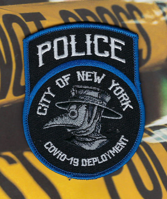 NEW YORK CITY POLICE DEPARTMENT (NYPD) COVID-19 DEPLOYMENT EMBROIDERED PATCH BY PUBLIC SAFETY COLLECTIBLES.