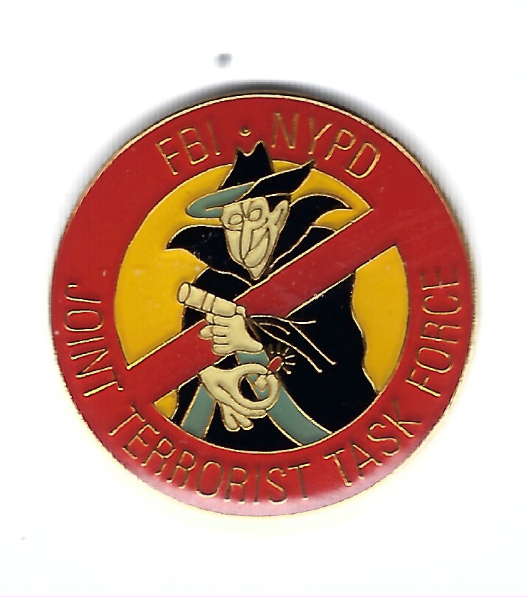 NEW YORK CITY POLICE DEPARTMENT (NYPD) '- FBI JOINT TERRORIST TASK FORCE PIN BY PUBLIC SAFETY COLLECTIBLES.