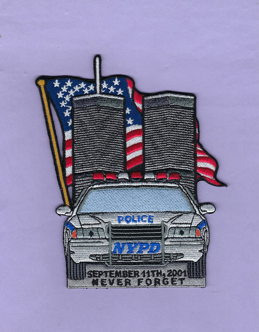 NYPD TUNNEL TO TOWERS LIMITED EDITION 9-11-01 COMMEMORATVE PATCH BY UNDERDOG PATCH DESIGNS