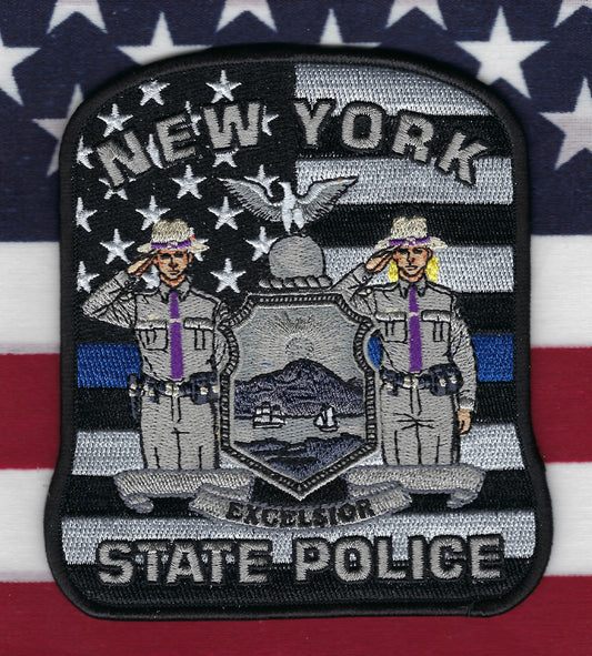 NEW YORK STATE POLICE (NYSP) DEPARTMENT 2026 POLICE WEEK PATCH BY GHOST PATCH ENTERPRISES.