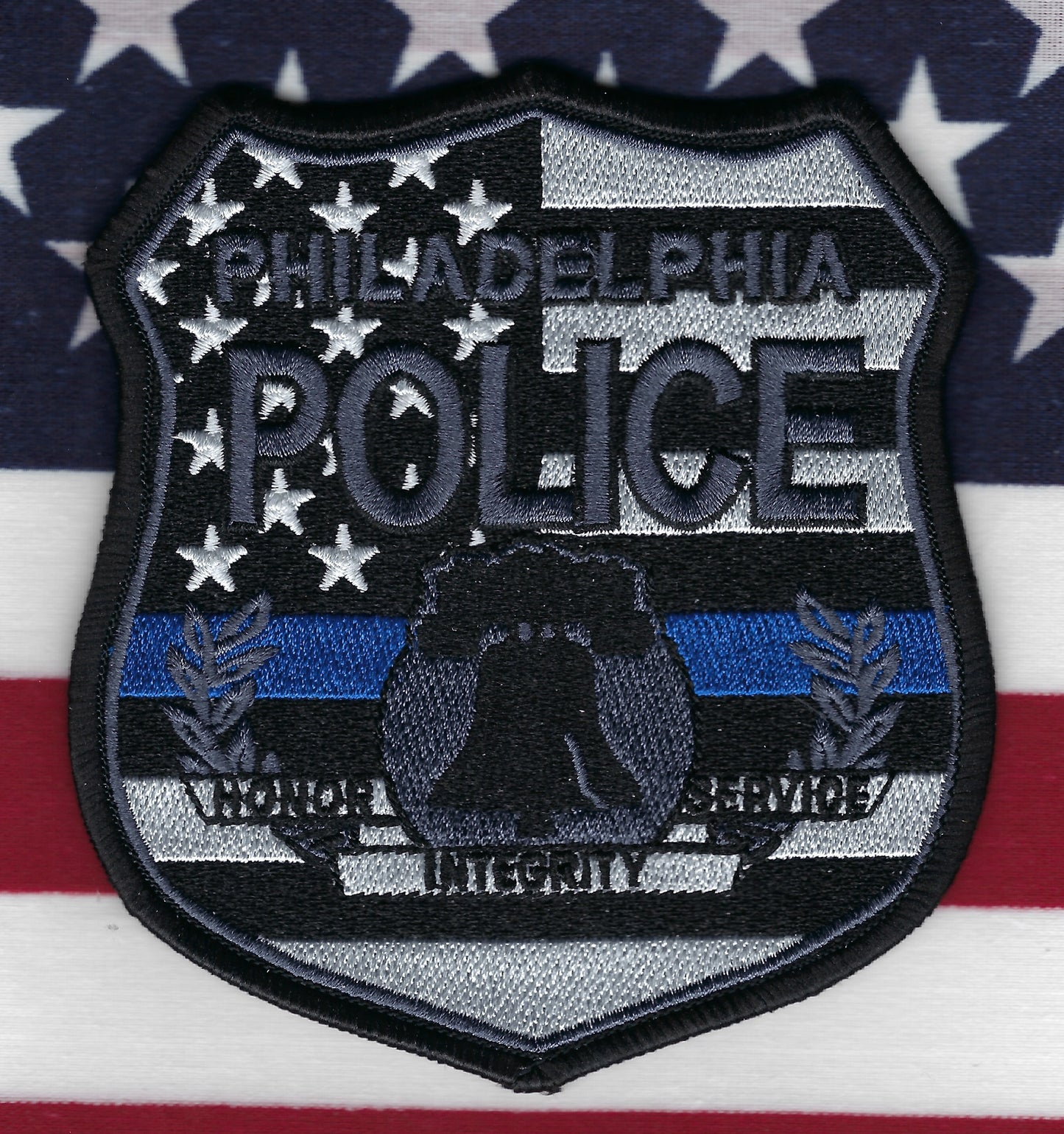 PHILADELPHIA, PENNSYLVANIA POLICE DEPARTMENT 'POLICE WEEK' EMBROIDERED PATCH BY GHOST PATCH PRODUCTIONS.