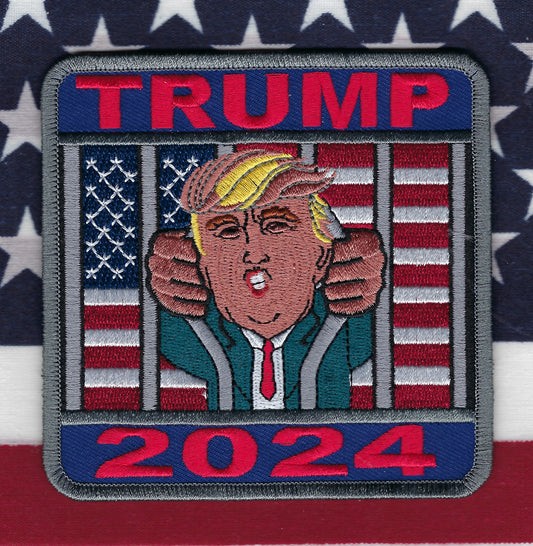 PRESIDENT DONALD J. TRUMP 45-47 EMBROIDERED 2004 PATCH BY PUBLIC SAFETY COLLECTIBLES.